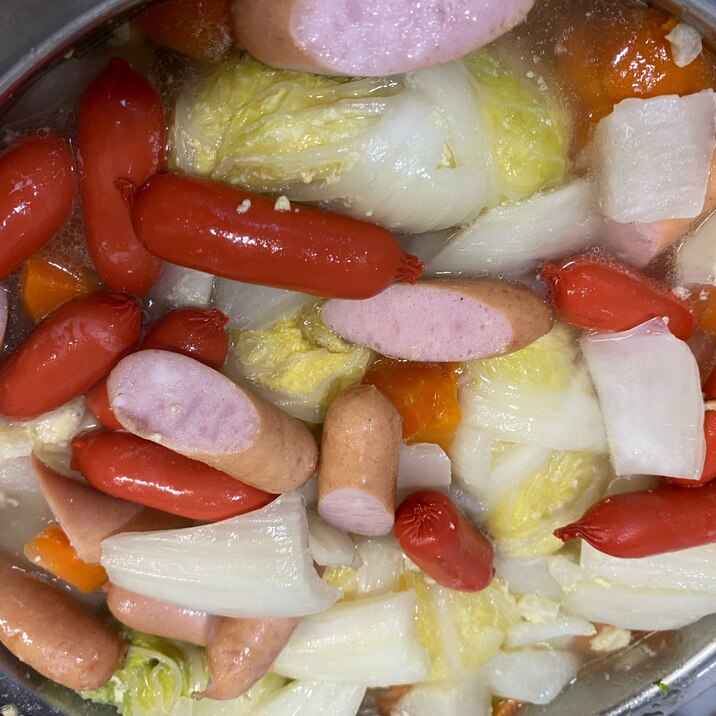 冷蔵庫の残り物消費 ゴロゴロポトフ レシピ 作り方 By Rママ 楽天レシピ